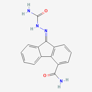 9-[(aminocarbonyl)hydrazono]-9H-fluorene-4-carboxamide