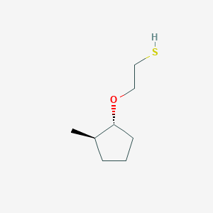 molecular formula C8H16OS B039049 2-[(1R,2R)-2-Methylcyclopentyl]oxyethanethiol CAS No. 117391-09-0