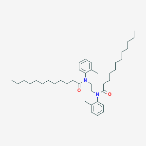 N-[2-(dodecanoyl-2-methylanilino)ethyl]-N-(2-methylphenyl)dodecanamide
