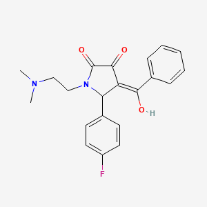 4-benzoyl-1-[2-(dimethylamino)ethyl]-5-(4-fluorophenyl)-3-hydroxy-1,5-dihydro-2H-pyrrol-2-one