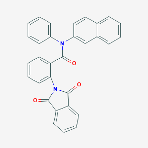 molecular formula C31H20N2O3 B390497 2-(1,3-dioxo-1,3-dihydro-2H-isoindol-2-yl)-N-2-naphthyl-N-phenylbenzamide 