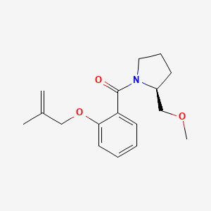 (2S)-2-(methoxymethyl)-1-{2-[(2-methylprop-2-en-1-yl)oxy]benzoyl}pyrrolidine