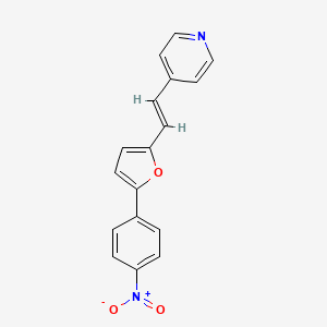 4-{2-[5-(4-nitrophenyl)-2-furyl]vinyl}pyridine