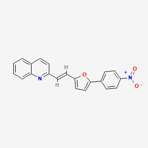 2-{2-[5-(4-nitrophenyl)-2-furyl]vinyl}quinoline