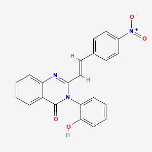 3-(2-hydroxyphenyl)-2-[2-(4-nitrophenyl)vinyl]-4(3H)-quinazolinone