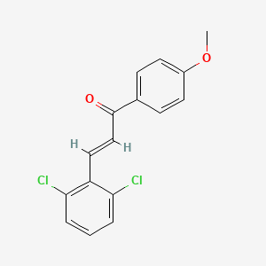 3-(2,6-dichlorophenyl)-1-(4-methoxyphenyl)-2-propen-1-one