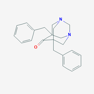 molecular formula C22H24N2O B390556 5,7-Dibenzyl-1,3-diazaadamantan-6-one CAS No. 292870-11-2