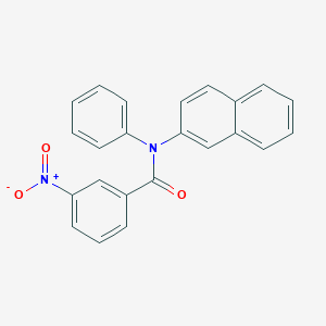 molecular formula C23H16N2O3 B390562 3-nitro-N-(2-naphthyl)-N-phenylbenzamide 
