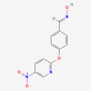 4-[(5-nitro-2-pyridinyl)oxy]benzaldehyde oxime