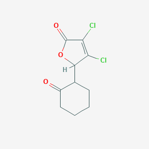 molecular formula C10H10Cl2O3 B390564 3,4-dichloro-5-(2-oxocyclohexyl)-2(5H)-furanone 