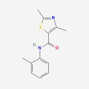 2,4-dimethyl-N-(2-methylphenyl)-1,3-thiazole-5-carboxamide