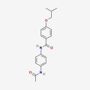 N-[4-(acetylamino)phenyl]-4-isobutoxybenzamide