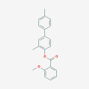 molecular formula C22H20O3 B390567 3,4'-Dimethyl[1,1'-biphenyl]-4-yl 2-methoxybenzoate 