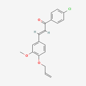 3-[4-(allyloxy)-3-methoxyphenyl]-1-(4-chlorophenyl)-2-propen-1-one