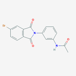 molecular formula C16H11BrN2O3 B390574 N-[3-(5-bromo-1,3-dioxo-1,3-dihydro-2H-isoindol-2-yl)phenyl]acetamide 