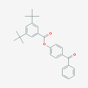 molecular formula C28H30O3 B390580 4-Benzoylphenyl 3,5-ditert-butylbenzoate 
