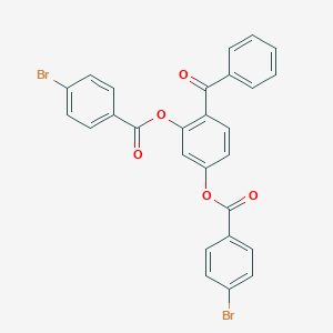 2-Benzoyl-5-[(4-bromobenzoyl)oxy]phenyl 4-bromobenzoate