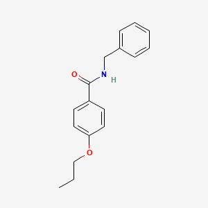 molecular formula C17H19NO2 B3905910 N-benzyl-4-propoxybenzamide 