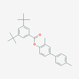molecular formula C29H34O2 B390602 3,4'-Dimethyl[1,1'-biphenyl]-4-yl 3,5-ditert-butylbenzoate 
