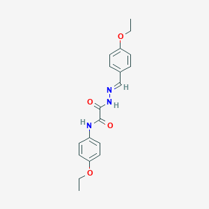 2-[2-(4-ethoxybenzylidene)hydrazino]-N-(4-ethoxyphenyl)-2-oxoacetamide