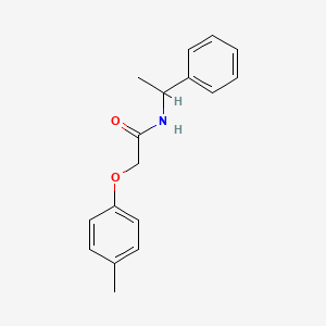 molecular formula C17H19NO2 B3906097 2-(4-methylphenoxy)-N-(1-phenylethyl)acetamide 