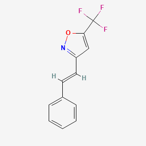 3-(2-phenylvinyl)-5-(trifluoromethyl)isoxazole