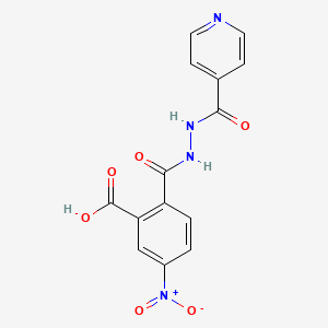 2-[(2-isonicotinoylhydrazino)carbonyl]-5-nitrobenzoic acid