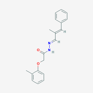 2-(2-methylphenoxy)-N'-(2-methyl-3-phenyl-2-propenylidene)acetohydrazide