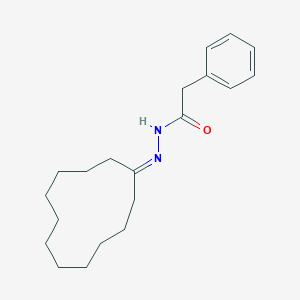 molecular formula C20H30N2O B390631 N'-cyclododecylidene-2-phenylacetohydrazide CAS No. 352333-68-7