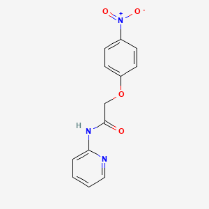 molecular formula C13H11N3O4 B3906327 2-(4-nitrophenoxy)-N-2-pyridinylacetamide 