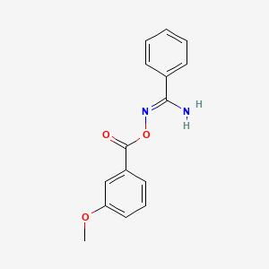 N'-[(3-methoxybenzoyl)oxy]benzenecarboximidamide