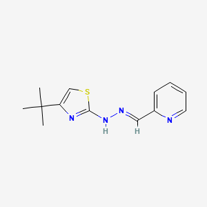 2-pyridinecarbaldehyde (4-tert-butyl-1,3-thiazol-2-yl)hydrazone