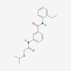 N-(2-ethylphenyl)-3-[(isopropoxyacetyl)amino]benzamide