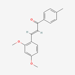 3-(2,4-dimethoxyphenyl)-1-(4-methylphenyl)-2-propen-1-one