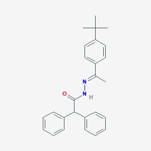 N'-[1-(4-tert-butylphenyl)ethylidene]-2,2-diphenylacetohydrazide