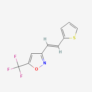 3-[2-(2-thienyl)vinyl]-5-(trifluoromethyl)isoxazole