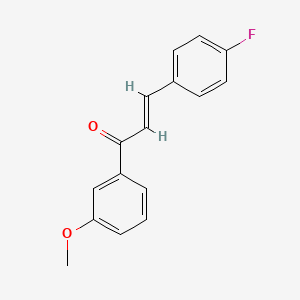 3-(4-fluorophenyl)-1-(3-methoxyphenyl)-2-propen-1-one