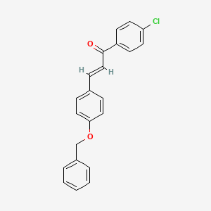 3-[4-(benzyloxy)phenyl]-1-(4-chlorophenyl)-2-propen-1-one
