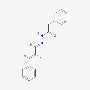 N'-(2-methyl-3-phenyl-2-propenylidene)-2-phenylacetohydrazide