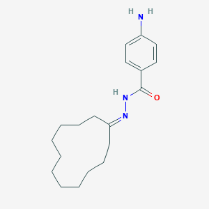 4-amino-N'-cyclododecylidenebenzohydrazide