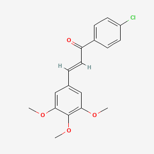 1-(4-chlorophenyl)-3-(3,4,5-trimethoxyphenyl)-2-propen-1-one