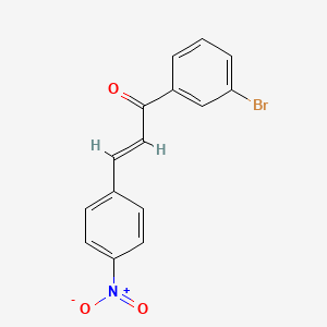 molecular formula C15H10BrNO3 B3906765 1-(3-bromophenyl)-3-(4-nitrophenyl)-2-propen-1-one 