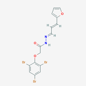 N'-[3-(2-furyl)-2-propenylidene]-2-(2,4,6-tribromophenoxy)acetohydrazide