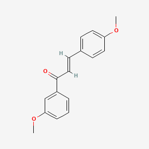 molecular formula C17H16O3 B3906854 1-(3-methoxyphenyl)-3-(4-methoxyphenyl)-2-propen-1-one CAS No. 130820-51-8