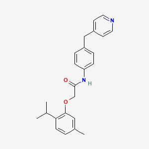 2-(2-isopropyl-5-methylphenoxy)-N-[4-(4-pyridinylmethyl)phenyl]acetamide