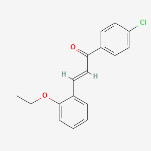 1-(4-chlorophenyl)-3-(2-ethoxyphenyl)-2-propen-1-one