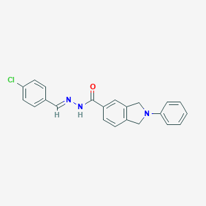 N'-(4-chlorobenzylidene)-2-phenyl-5-isoindolinecarbohydrazide