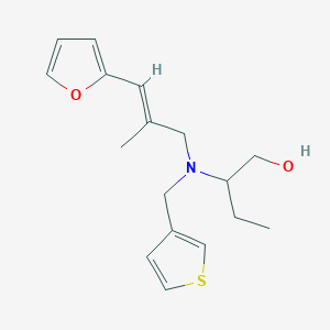 2-[[(2E)-3-(2-furyl)-2-methylprop-2-en-1-yl](3-thienylmethyl)amino]butan-1-ol