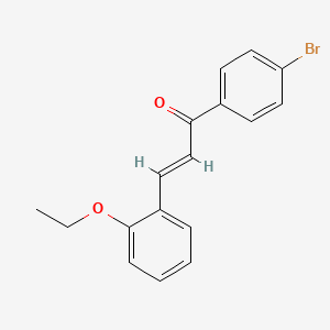 molecular formula C17H15BrO2 B3907117 1-(4-bromophenyl)-3-(2-ethoxyphenyl)-2-propen-1-one 