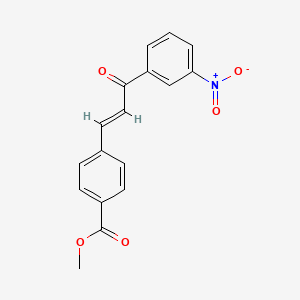 methyl 4-[3-(3-nitrophenyl)-3-oxo-1-propen-1-yl]benzoate